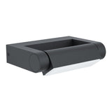 Aplica exterior reglabila, BRIANZA, EGLO, LED, 4.8W, 450 lm, lumina calda, aluminiu turnat, negru, 20 x 5 x 14 cm, IP44