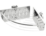 Etajera dus TIGER Boston pentru colt maxi inox lucios