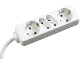 Prelungitor Electric 4 (2 + 2) Prize 1, 4m 3500w Alb