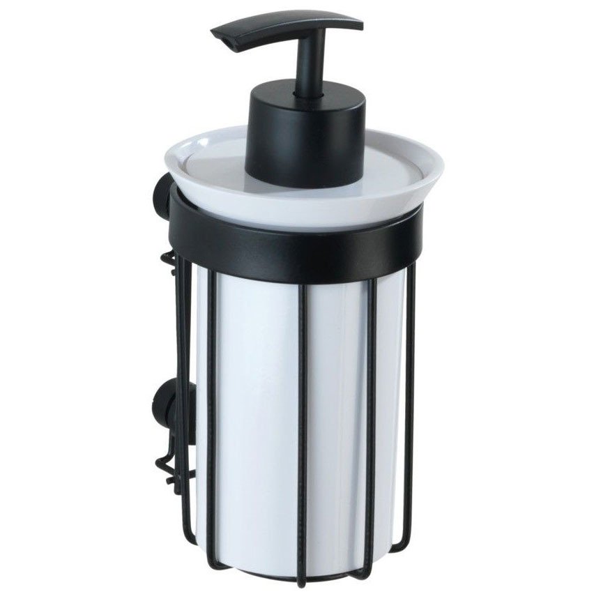 Distribuitor de sapun Classic Plus, Negru, 185 ml, Wenko