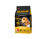 Hrana uscat pentru caini, Julius K9 Adult Vital Essentials, Super-premium, Pasari de curte si Orez, 12kg