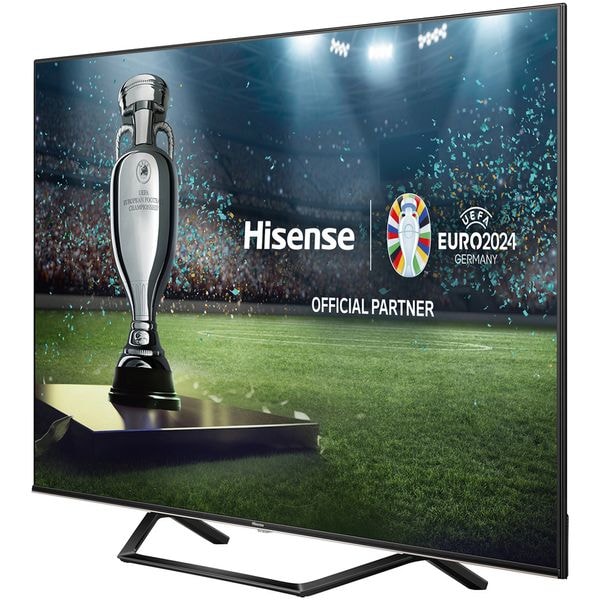 Televizor QLED Smart HISENSE 50A7NQ, Ultra HD 4K, HDR, 126cm, Clasa E, Negru