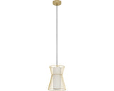 Pendul Maseta E27 Max. 1x40w, Auriu/alb