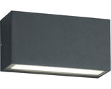 Aplica Sus/jos Cu Led Integrat Trent 9w 1100 Lumeni, Pentru Exterior Ip65, Antracit
