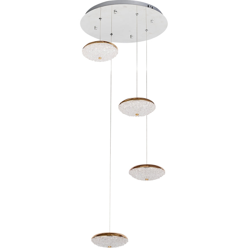 Candelabru Klausen, Nemesis 4, Crom, KL 6706, LED inclus