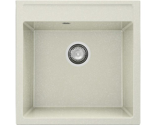Chiuveta Bucatarie Cu O Cuva Fat Avangard 225 51x51 Cm, Fara Picurator, Granixit Silver Stone