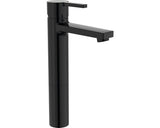 Baterie lavoar monocomanda inalta Roca Naia tehnologie Cold Start titanium black