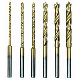 Set burghie HSS cu pin pentru centrare, Proxxon 28876