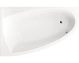 Cada de Baie Asimetrica pe Colt Radaway Rineia, 150x95,5x45 cm, Colt Stanga, Acril, Alb, WA1-31-150x095L