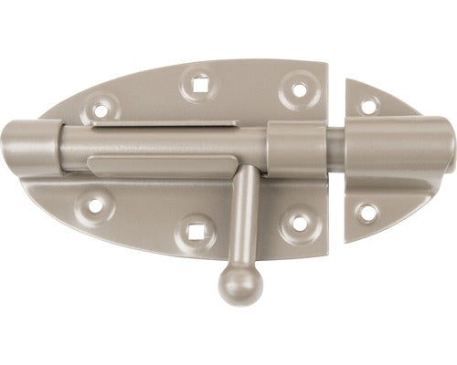 Zavor Metalic Universal Alberts Duravis 112x72 Mm, Blocare Prin Rabatare, Otel Zincat Maro Deschis