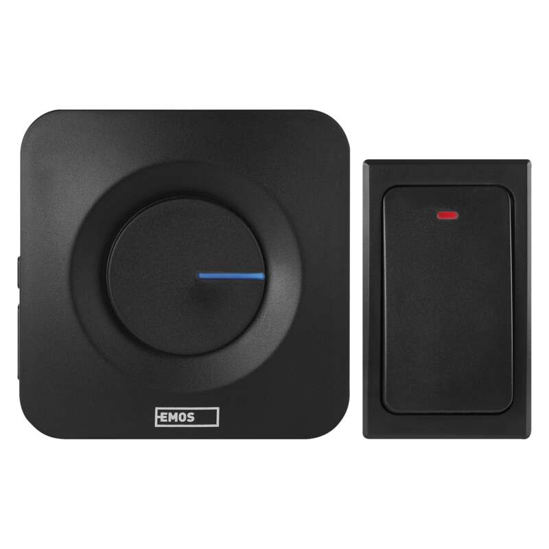 Soneria wireless, Emos, 20 m, Negru