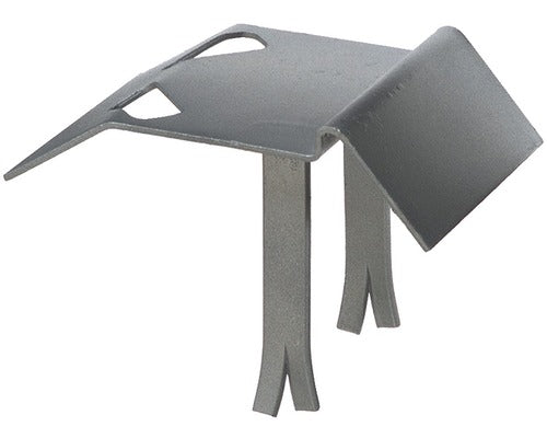 Suport Zavor Inferior Poarta Dubla Alberts 47x125 Mm, Fixare In Beton, Otel Zincat, Cu Opritor