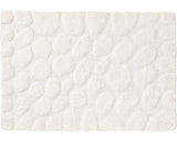 Covoras de baie Pebbles 63x90 cm ivoire