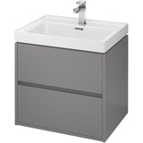 Dulap pentru lavoar Cersanit S924-016, 44.7 x 53.3 x 59.4 cm, gri mat, montat