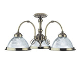 Lustra Top Light 83/pl/zl E27 Max. 3x60w, Alama / Abajur Transparent