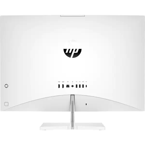 Sistem PC All in One HP Pavilion 27-ca1027nq, AMD Ryzen 7 5825U pana la 4.5GHz, 27" QHD, 16GB, 1TB, SSD 512GB, AMD Radeon Graphics, Free DOS, Alb