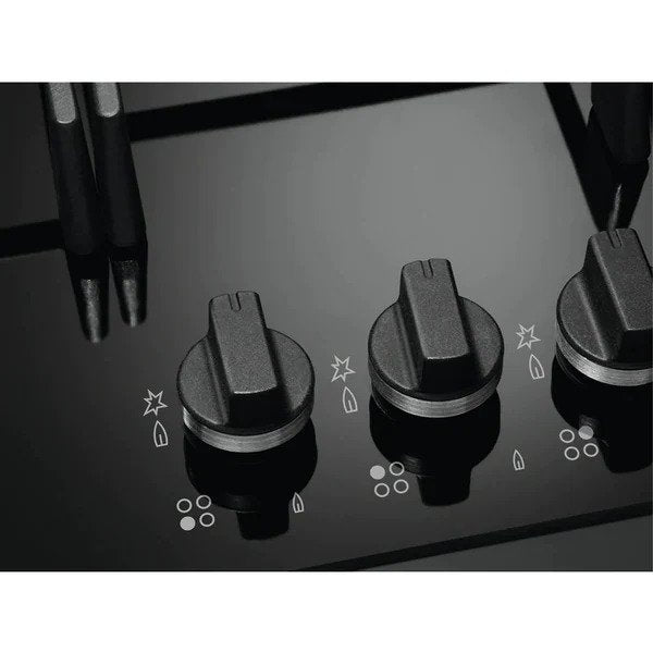 HKB64420NB, Gaz, 4 arzatoare, Wok, negru