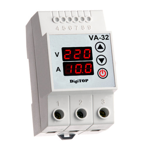 Releu de protectie tensiune-amperaj VA-32A