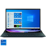 Laptop ultraportabil ASUS ZenBook Duo 14 UX482EG cu procesor Intel® Core™ i7-1165G7, 14", Full HD, 16GB, 1TB SSD, NVIDIA® GeForce® MX450 2GB, Windows 10 Pro, Celestial Blue