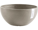Ghiveci Ecopots Brussels Plastic Ø 35 Cm H 16, 5 Cm Maro-gri