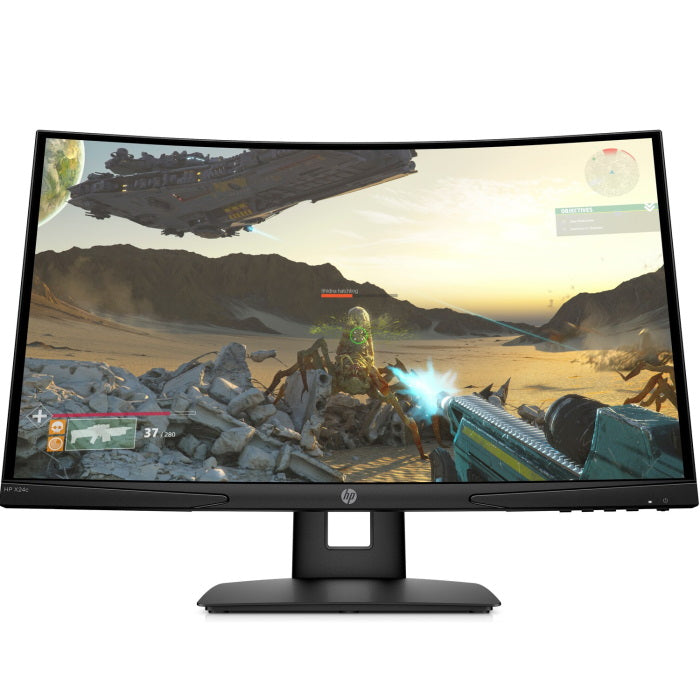 Monitor Gaming Curbat HP X27c, 27'', VA, Full HD, 165Hz, AMD Freesync™ Premium, HDMI, Display Port, 3000:1, 1ms,