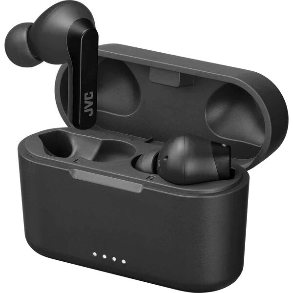 Casti JVC HA-A9T-B-E, True Wireless, Bluetooth, In-Ear, Microfon, negru