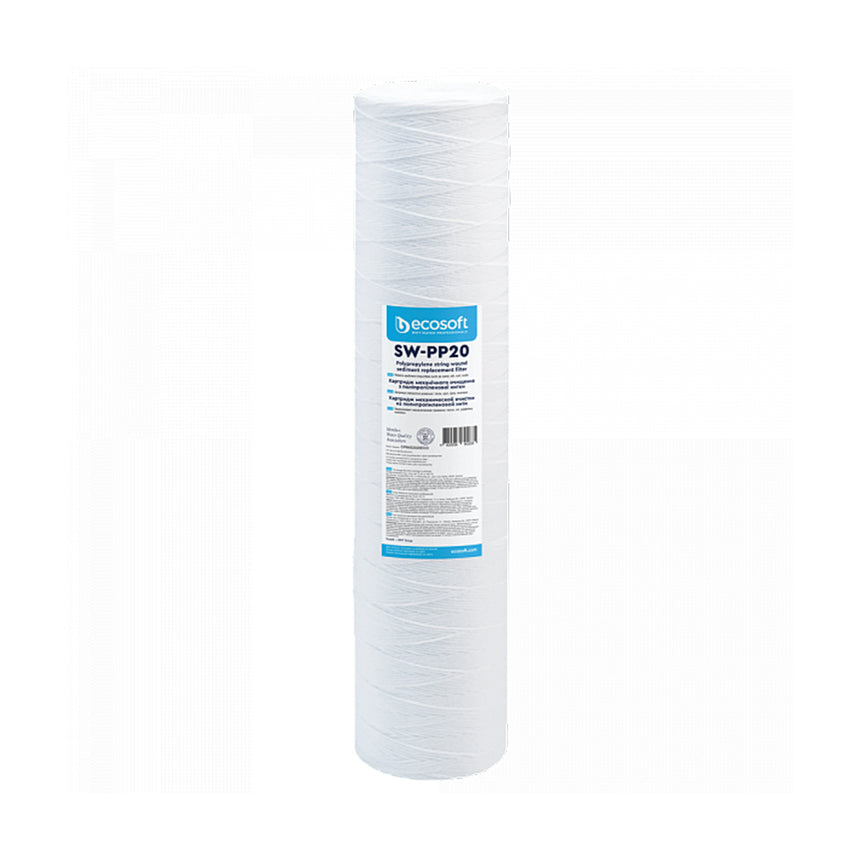 Cartus filtrant din fir infasurat de polipropilena BigBlue 20" Ecosoft
