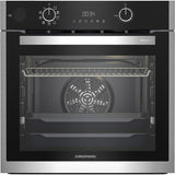Cuptor Incorporabil GRUNDIG GEBD19300BP, Electric, Gatire cu Abur, Autocuratare Pirolitica, 72 l, Clasa A+, HotAero Pro, Negru-Inox