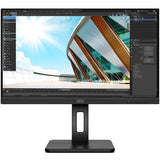Monitor LED IPS AOC 27", 75Hz, QHD, HDMI, DisplayPort, Frameless, Adaptive Sync, Low Blue Light, Pivot, Q27P2Q