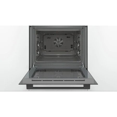 Cuptor incorporabil BOSCH HBJ558YB0Q 60x60cm, Seria 6, Clasa A, Control afisaj LCD, EcoClean Direct, SoftClose, 8 metode de incalzire, Negru