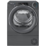 Uscator de rufe Candy ROE H9A2TCERX-S, Pompa de caldura, Wi-Fi, 9 kg, 14 programe, Clasa A++, Antracit