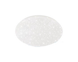 Plafoniera cu LED integrat Cool & Cosy 18W 1600 lumeni, pentru baie IP44, plastic alb