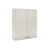 Corp Baie haaus Zaria, Suspendat, 2 Usi, Alb lucios/Alb, MDF, L 60 x l 22 x H 72 cm