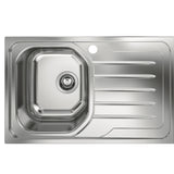 Chiuveta bucatarie Franke OLL 611, inox dekor, picurator dreapta, 790x500mm