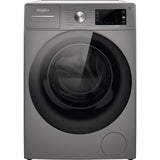 Masina de spalat rufe Whirlpool Supreme Silence W6W945SBEE, 9 kg, 1400 rpm, Clasa B, Al 6-lea Simt, Motor Zen Direct Drive, FreshCare+, Steam Refresh, Steam Hygiene, Display LCD, Argintiu