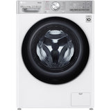 Masina de spalat rufe cu uscator LG F4DV912H2EA, Spalare 12 kg, Uscare 8 kg, Clasa A, Motor Inverter Direct Drive, Smart Diagnosis, TurboWash 360, Autodose, Alb