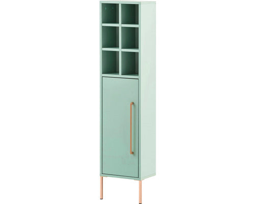 Dulap Baie Asezat Sari 300, 1 Usa, Pal, 0,4x130,6 Cm, Verde Menta