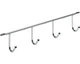 Cuier De Plafon Cu 4 Carlige Hettich Budget 275x52x35 Mm, Otel Cromat