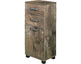 Dulap Baie Asezat Milan 400, 1 Usa 2 Sertare, PAL, 94,8x40,3 cm, Stejar Panama