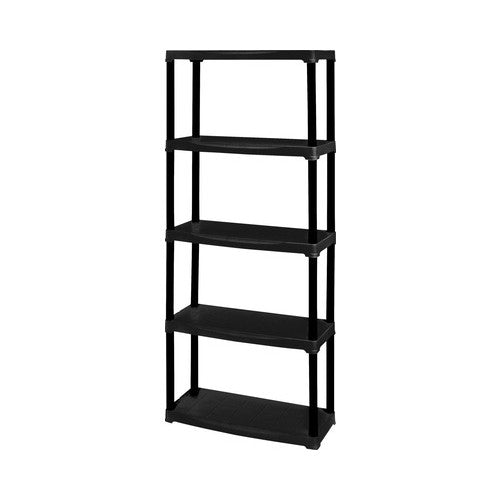 Raft din plastic cu 5 polite, 700x300x1760 mm, max. 20 kg/polita