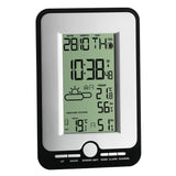 Statie meteo digitala Multi cu senzor extern wireless TFA S 35.1134.10, Nivel confort, Functie Min/Max, Simbol meteo, Tendinta temperatura, Alarma temperatura, Ceas controlat radio, Data, Faze luna, Lumina fundal