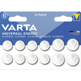 Set 12 baterii litiu 3V, 2x CR2450, 2x CR2430, 2X CR2016, 2x CR2025, 4x CR2032