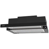 Hota incorporabila telescopica CATA TFH 6630 BK, 1 motor, 605 m3/h, L 60 cm, Negru