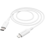 Cablu incarcare Hama, USB-C - tip Lightning, 1m, Alb