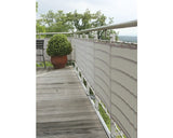 Aparatoare Balcon 65x300 Cm, Gri Argintiu
