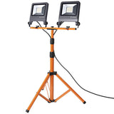 Pachet proiector LED + stativ Ledvance, 2x50W, 4000K, 9000lm, IP65 proiector, IP44 priza conectare, 220-240V, clasa energetica F