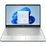 Laptop HP 15s-fq3007nq, Intel Celeron N4500 pana la 2.8 GHz, 15.6" HD, 4GB, SSD 256GB, Intel UHD Graphics, Windows 11 Home, Albastru-Argintiu