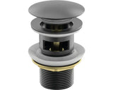 Ventil Jungborn Push-open 1 1/4", Pentru Lavoar Omega, Lambda Si Iota, Grafit Mat