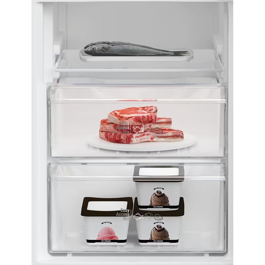 Combina frigorifica Arctic AK54270M40W, 262 L, Garden Fresh, Eco LED, Clasa E, H 170.8 cm, L 54 cm, Alb