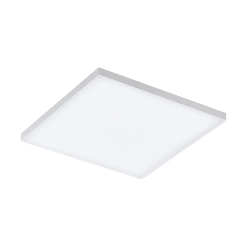 Plafoniera tip panou, TURCONA, EGLO, LED, 33W, 3800 lm, 3000K, otel, plastic, alb, argintiu, 59.5 x 59.5 x 6 cm